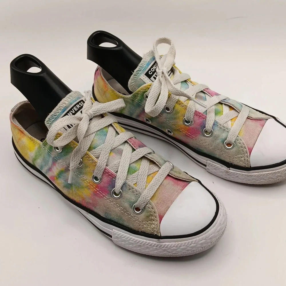 Converse Chuck Taylor Tie Dye‎ Low Top Sneakers Youth Kids US 2 Fun Colorful